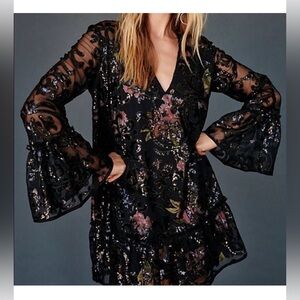Free People Falling Flowers dress Size L